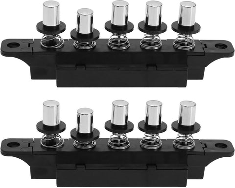 2pcs 250V 4A Range Hood Control Keyboard Switches 5 Position 5 Speed Plug-in Keyboard Button Switch Used for Kitchen Range Hood and Range Hood
