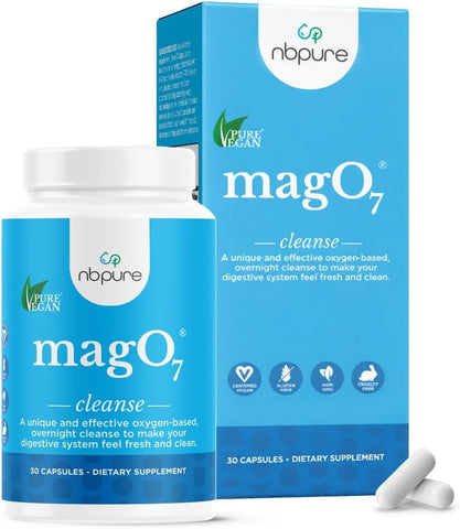 nbpure MagO7 Natural Colon Cleanse & Detox (30 Capsules)