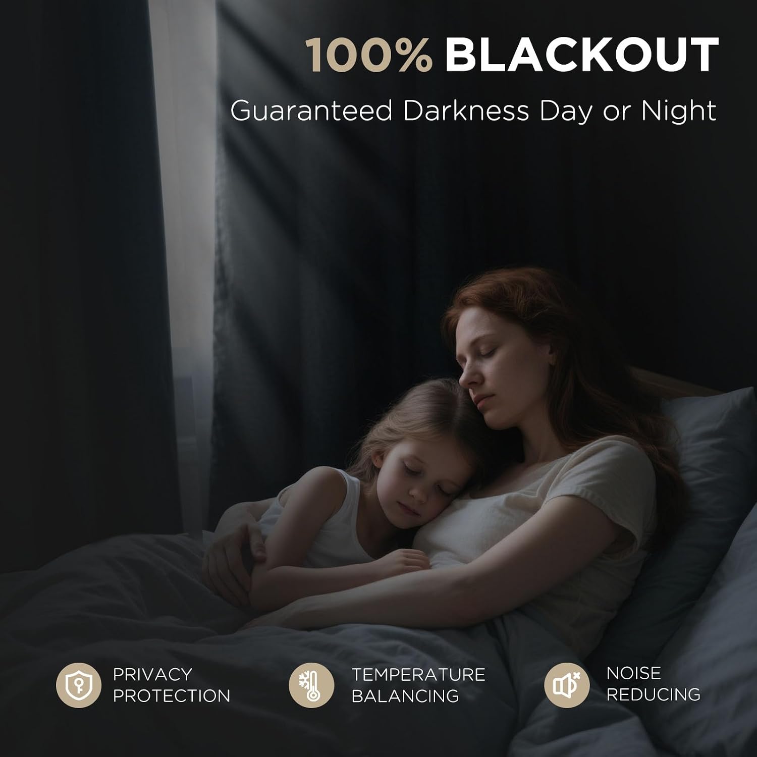 Joydeco Linen Blackout Curtains for Bedroom - 100% Light Blocking 1 Panels, Black Drapes 70" W x 108" L, Thermal Insulated Room Darkening Curtains for Living Room, Rod Pocket & Back Tabs