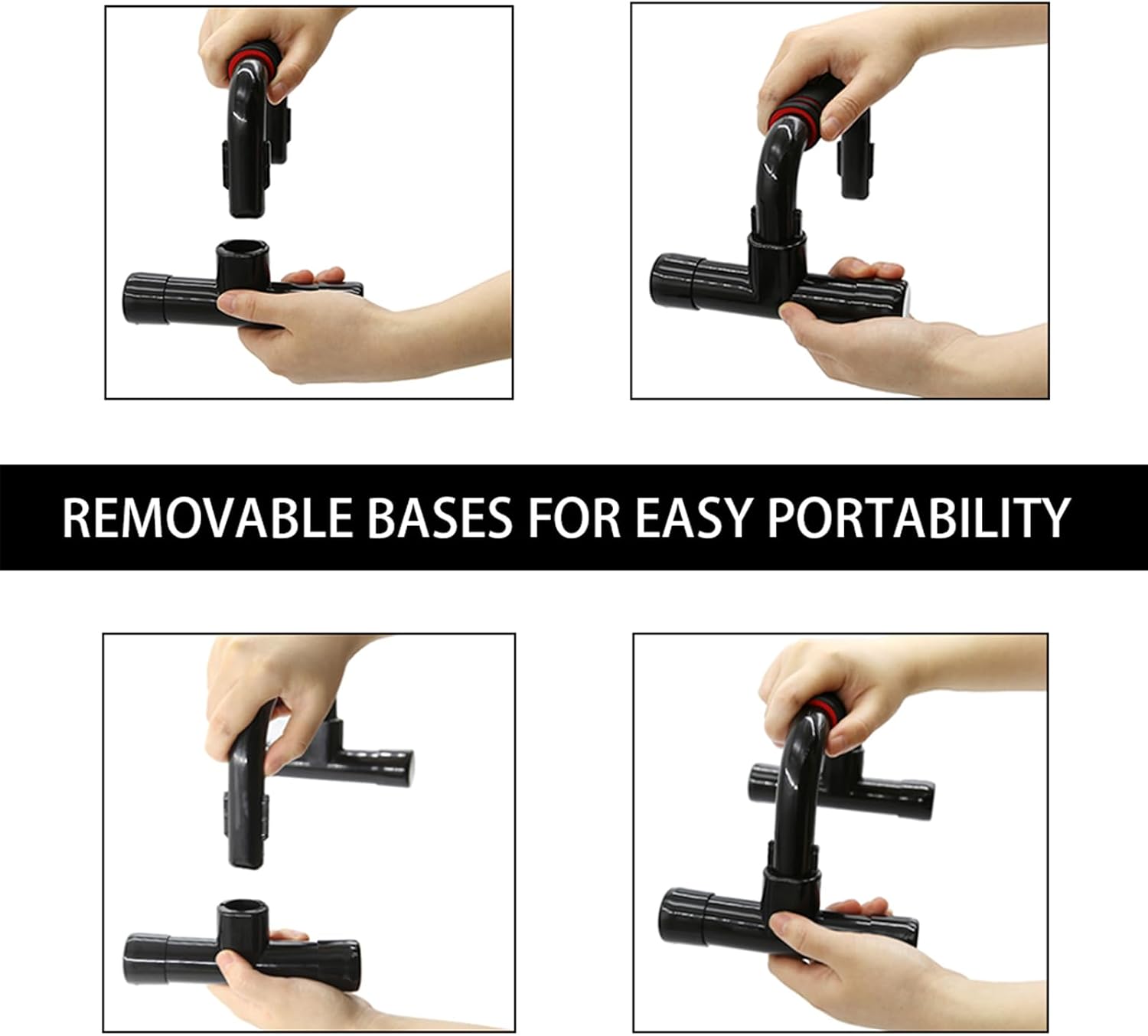 Push Up Bars Strength Training - Workout Stands With Ergonomic Push-up Bracket Board with Anti-Slip Sturdy Structure Portable for Home Fitness Training, Push Up Stands Handle for Floor Workouts