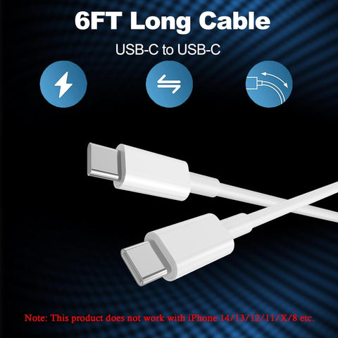 iPhone 17 16 15 Charger Fast Charging,2Pack 20W Apple iPad USB C Wall Charger Block with 6FT USB C to C Cable for iPhone 17/Pro/Pro Max/17 Air/ 16/Pro/Pro Max/15/Pro/Pro Max