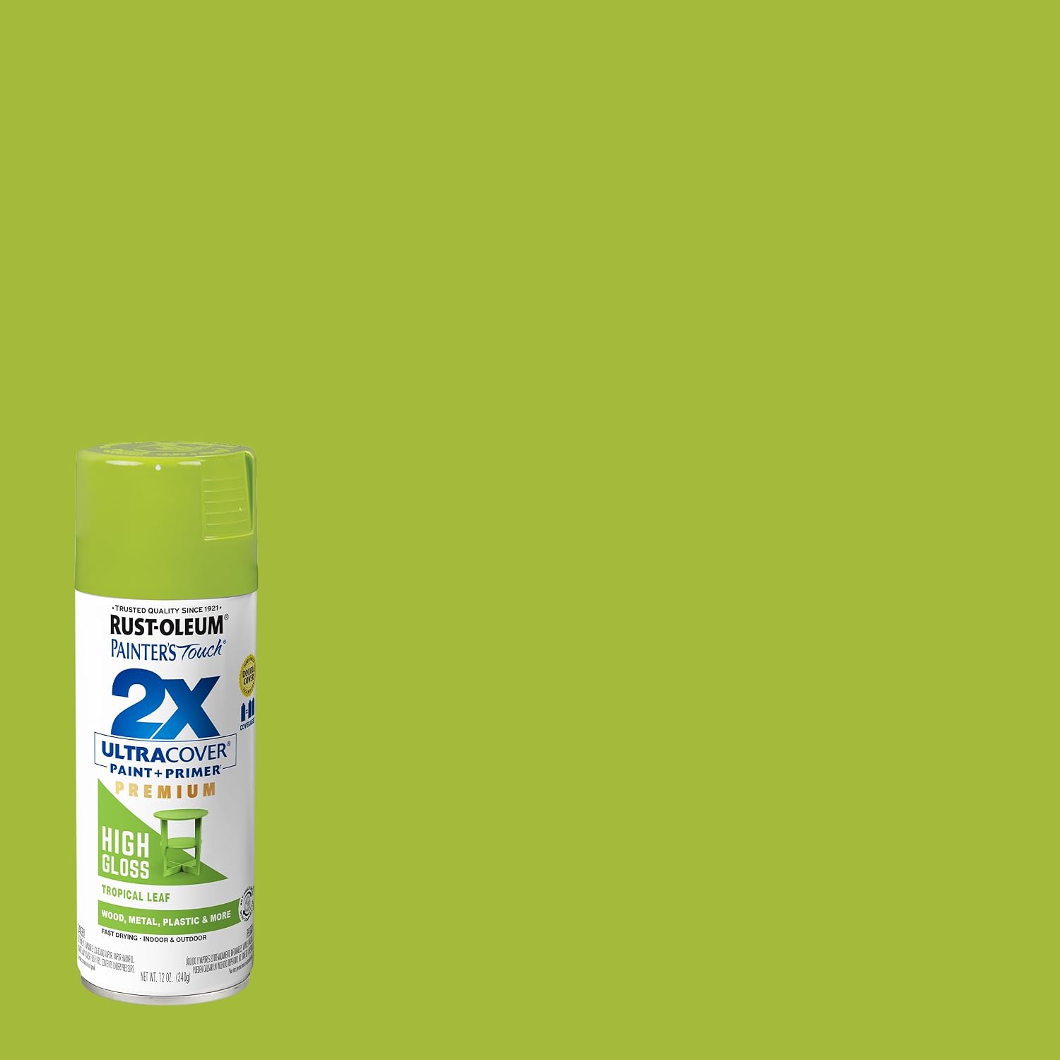 Rust-Oleum Painter's Touch 2X Ultra Cover Spray Paint, Tropical Leaf
