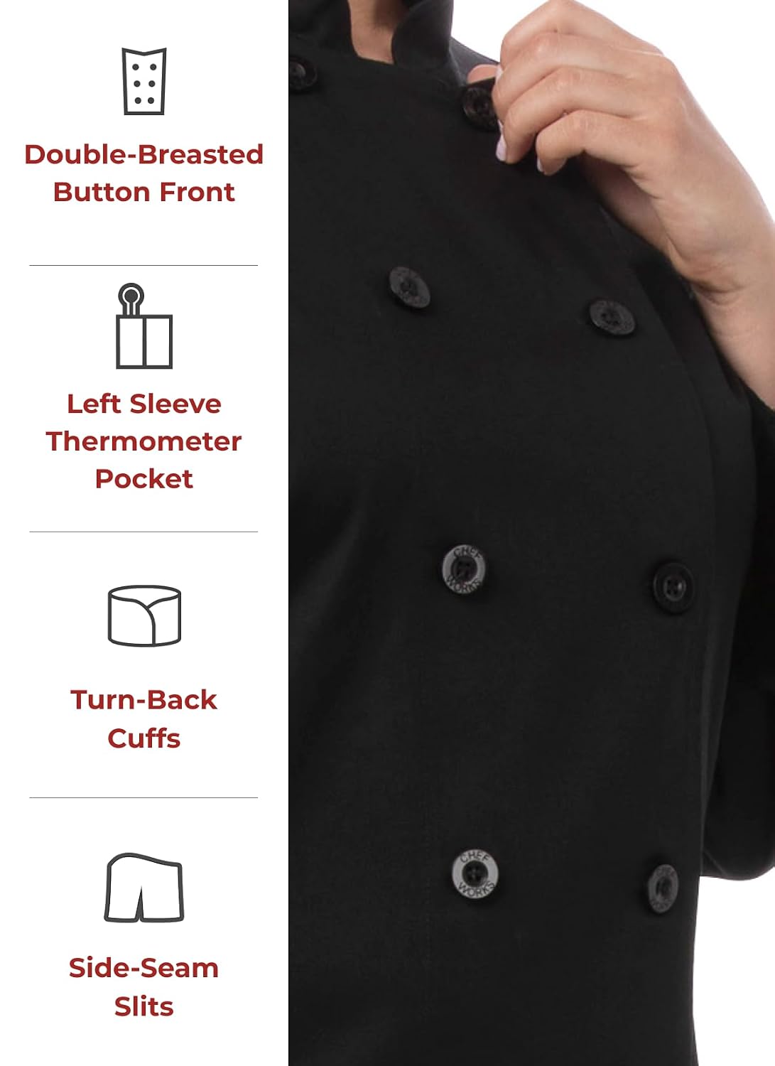 Chef Works Women's Le Mans Chef Coat