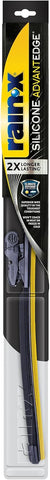 Rain-X Silicone AdvantEdge Wiper Blade 22" Windshield Wiper Blades Replacement, All-Weather Performance Lasts 2X Longer, Premium Beam, Installock Adapter for Easy Fit (Pack of 1)