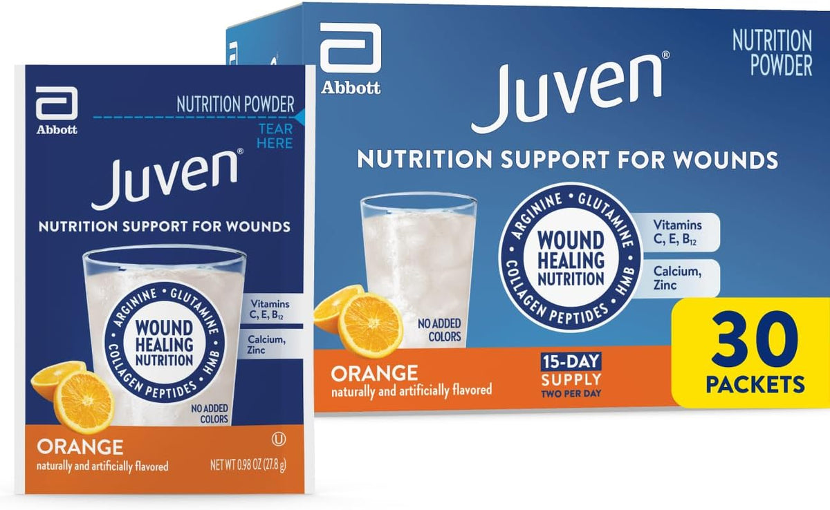 Juven Nutrition Support for Wound Healing, Orange, 30ct