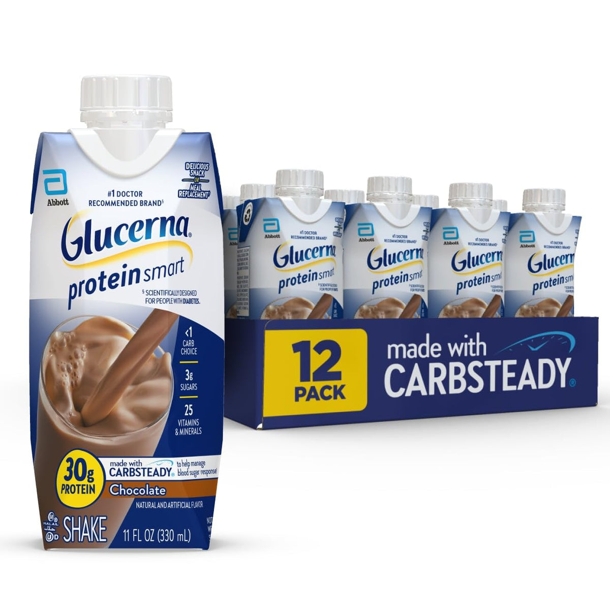 Glucerna Protein Smart Nutrition Shake to Support Blood Sugar Management