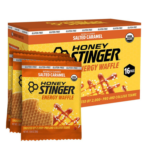 Honey Stinger Organic Mini Vanilla Waffles, Energy Stroopwafel for Exercise, Endurance and Performance, Sports Nutrition for Home & Gym, Pre and Post Workout, 5 Bags, 26.5 Ounces