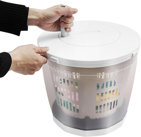 2 in 1 Manual Clothes Washer with Detachable Dehydration Basket