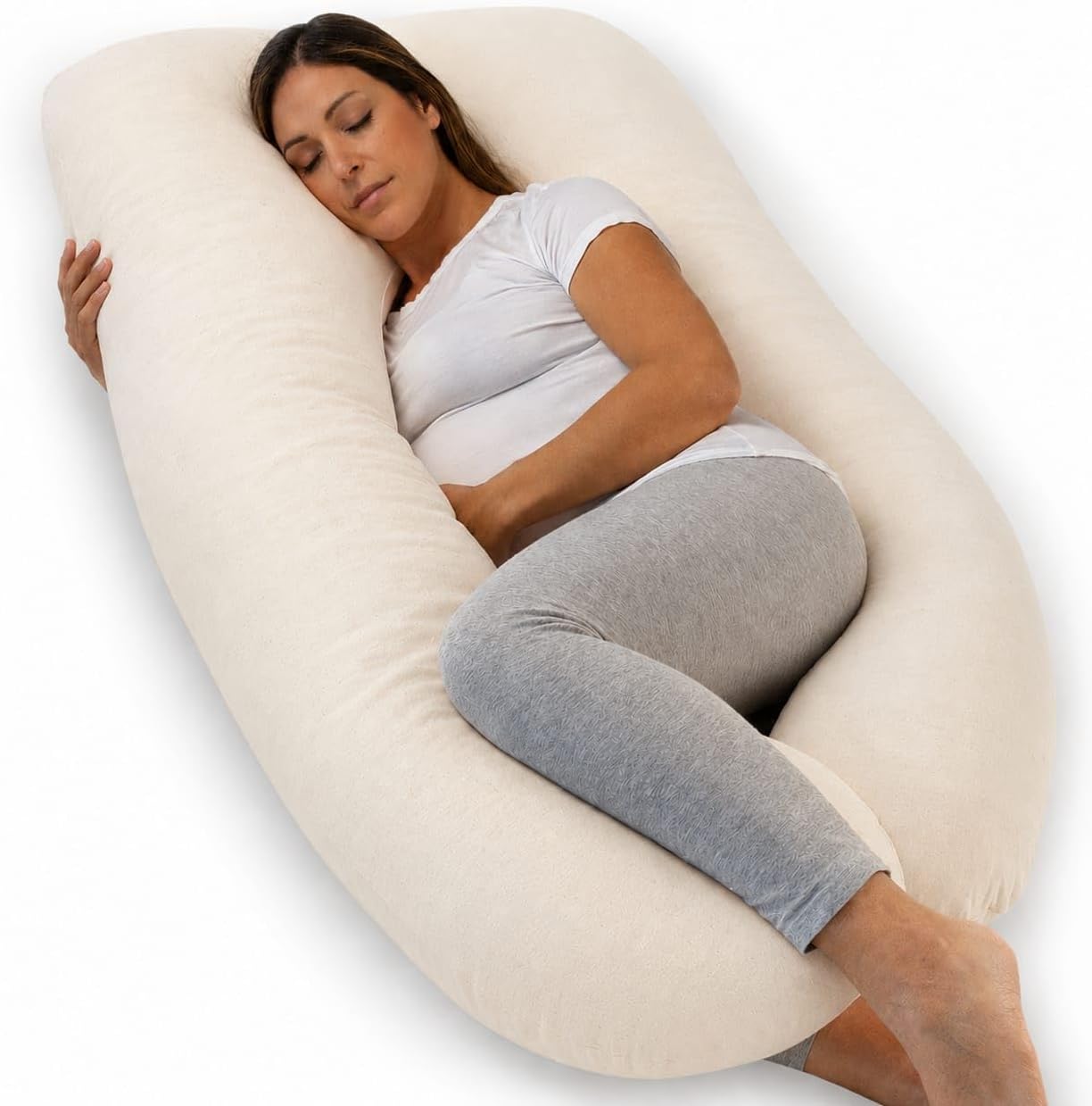 Pregnancy Pillow, Body Pillow, Side Sleeper Pillow, Organic