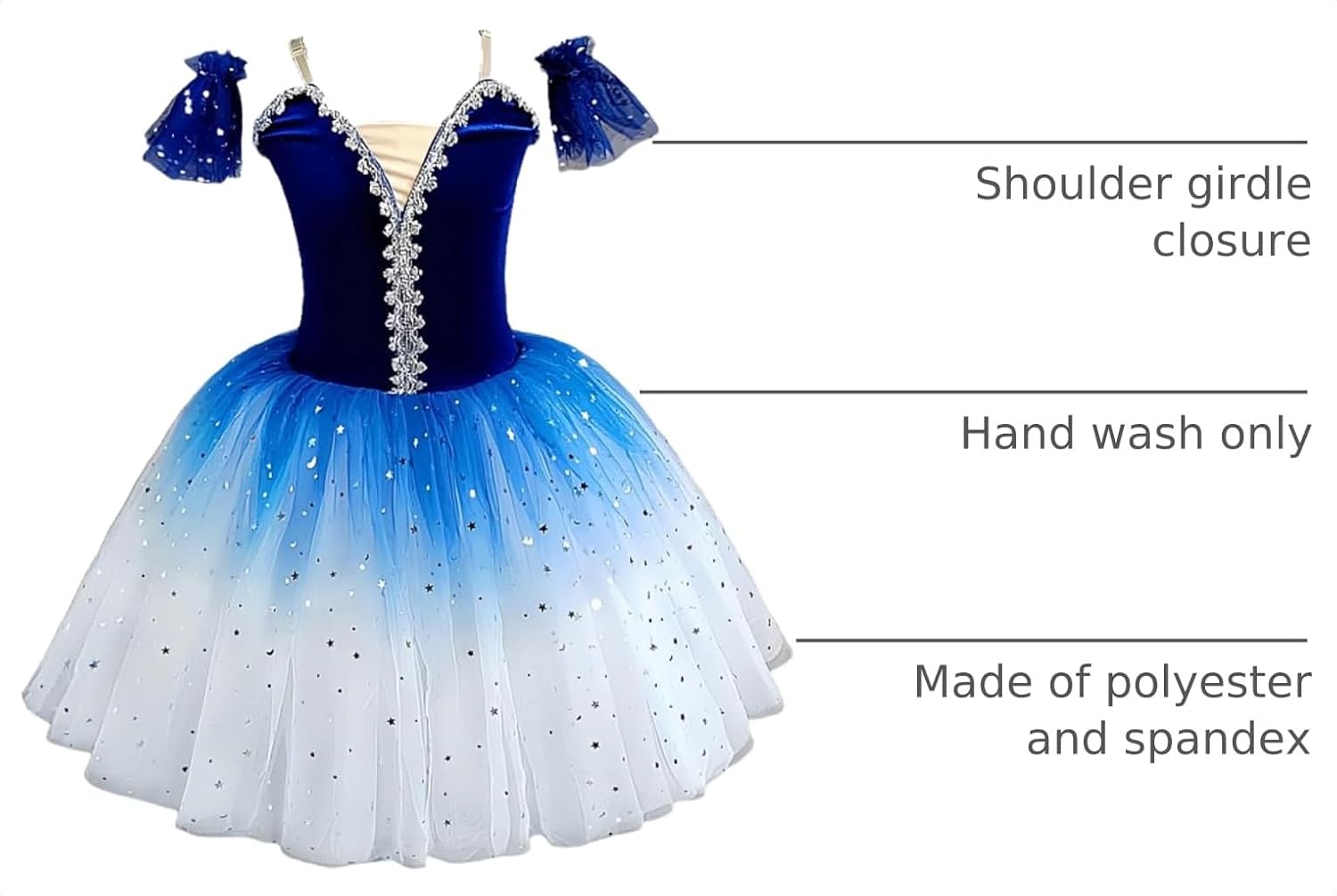 Children's Ballet Skirt, Girls' Dance Dress, Tight Gauze Skirt, Ballet Dancer Costume, Stage Collective Performance Costume