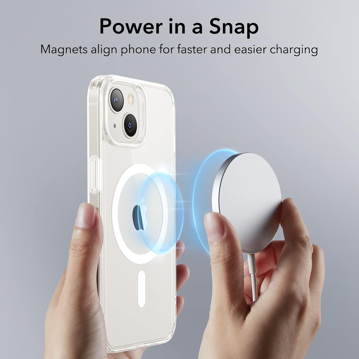 ESR for iPhone 14/13 Case for MagSafe, Anti-Yellowing, Clear