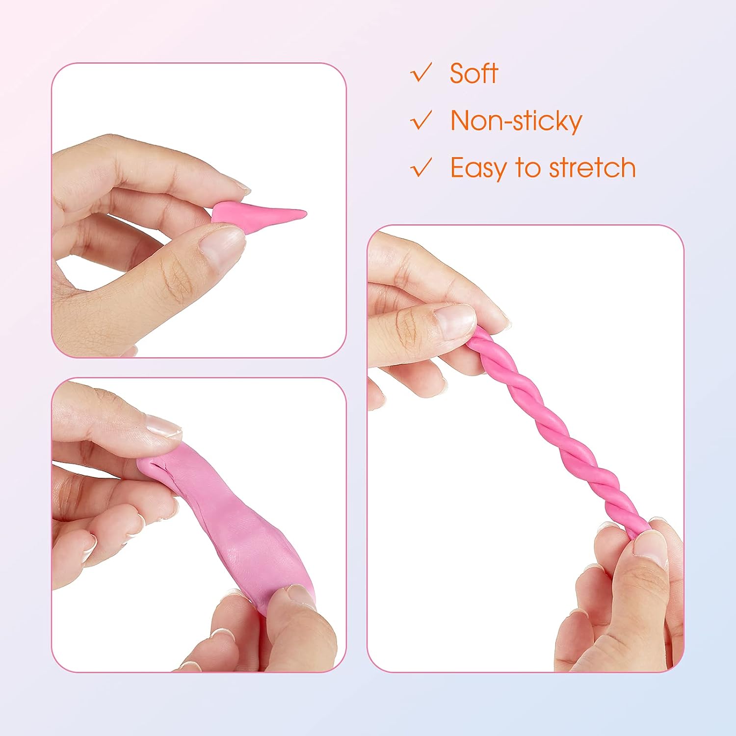 CiaraQ Polymer Clay Kit, Mini Modeling Clay Set