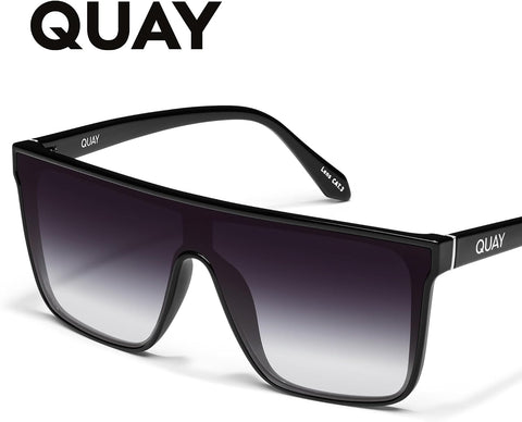 QUAY Nightfall Medium Unixex Shield Sunglasses
