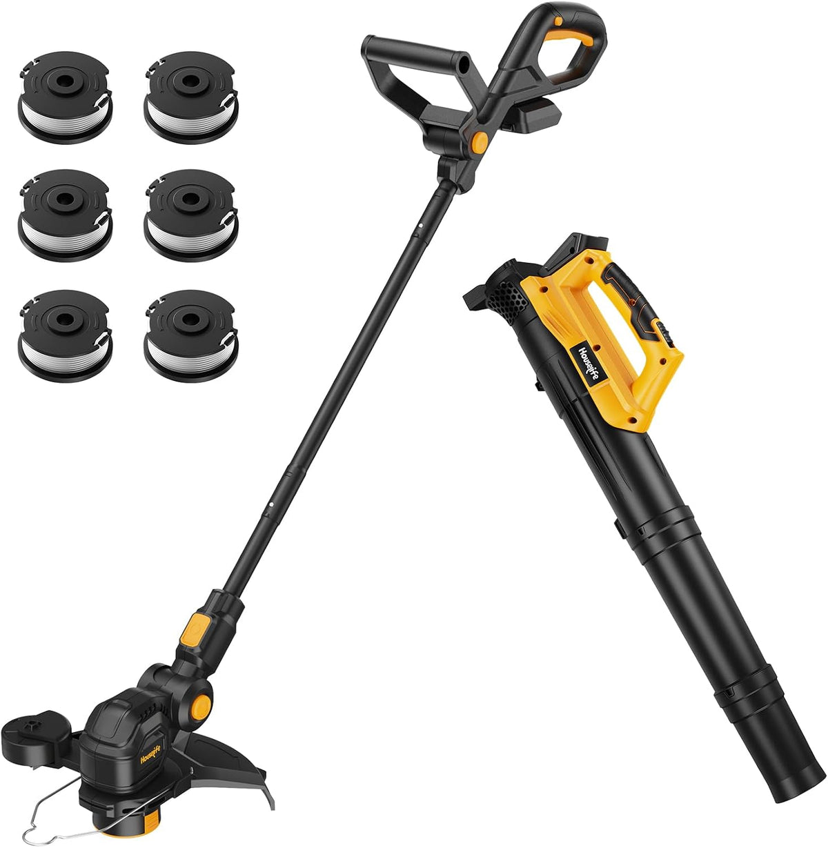 Cordless Weed Eater & Leaf Blower Combo Compatible with Dewalt 20V Battery