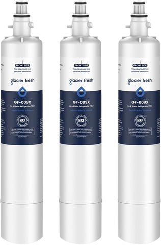 GLACIER FRESH RPWFE, RPWF Refrigerator Water Filter (Built-in CHIP) 3-Pack