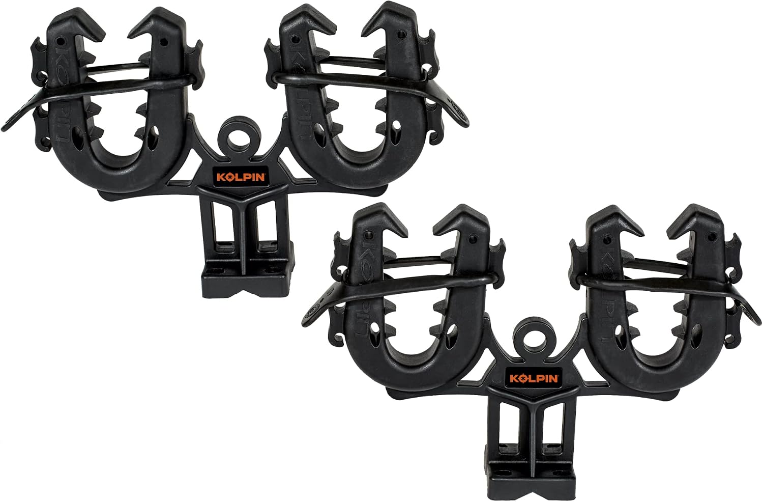 Kolpin Rhino Grip® Double – Pair | Carry two Guns, Bows, Shovels & More, Broadly Fits ATV/UTV/Truck/Trailer/ Rack Mount | Fits 5/8”–1-1/4” Bars or Flat Surfaces - 21505