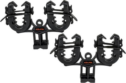 Kolpin Rhino Grip® Double – Pair | Carry two Guns, Bows, Shovels & More, Broadly Fits ATV/UTV/Truck/Trailer/ Rack Mount | Fits 5/8”–1-1/4” Bars or Flat Surfaces - 21505