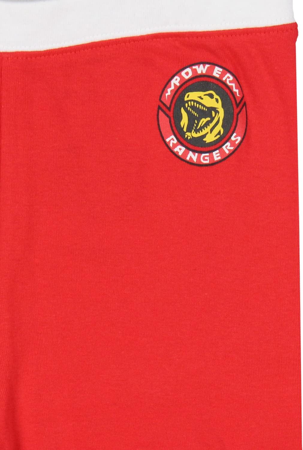 INTIMO Mighty Morphin Power Rangers Boys' Classic Character Costume Sleep Pajama Set
