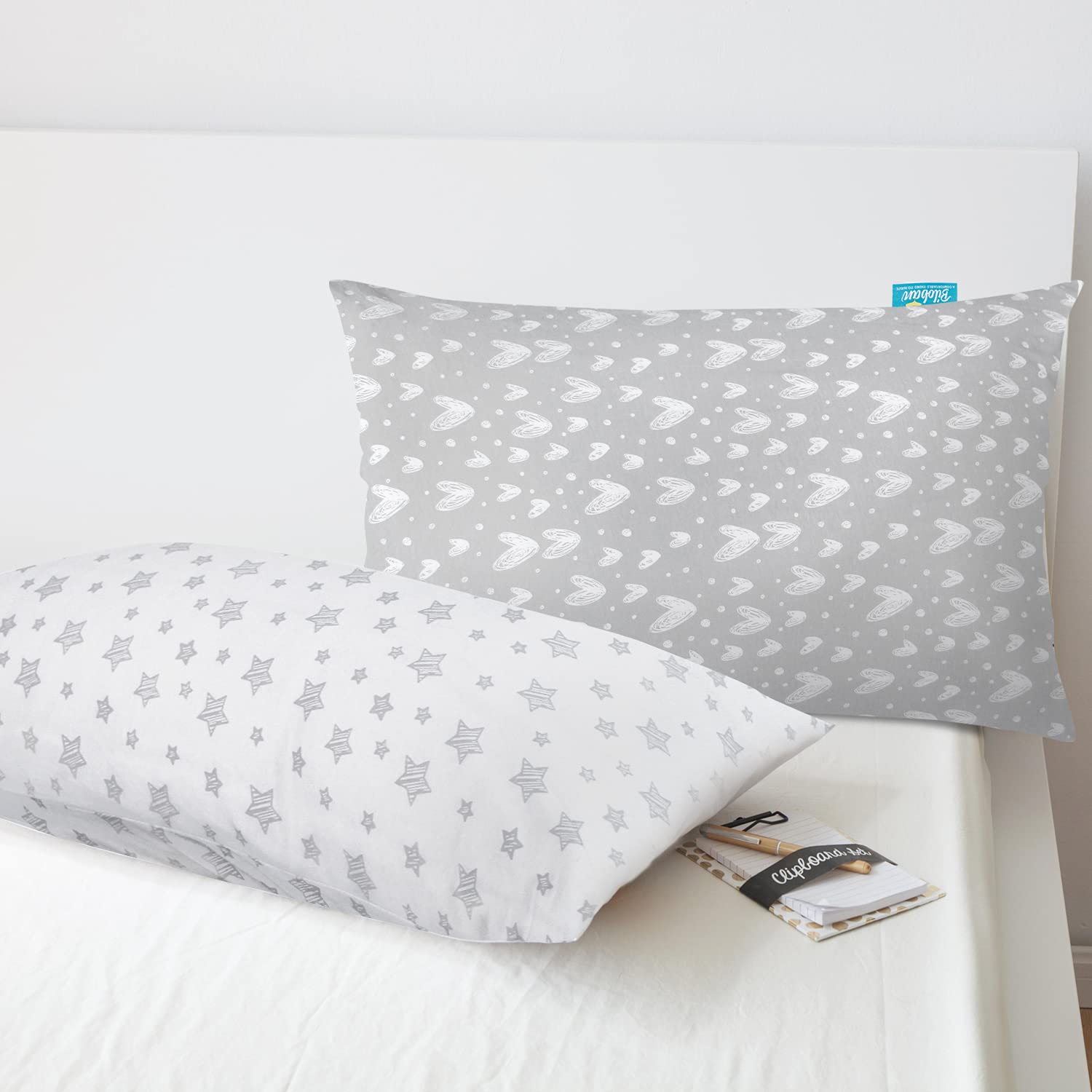 Jersey Cotton Youth Pillowcase 2 Pack, Kids Pillowcase for Sleeping