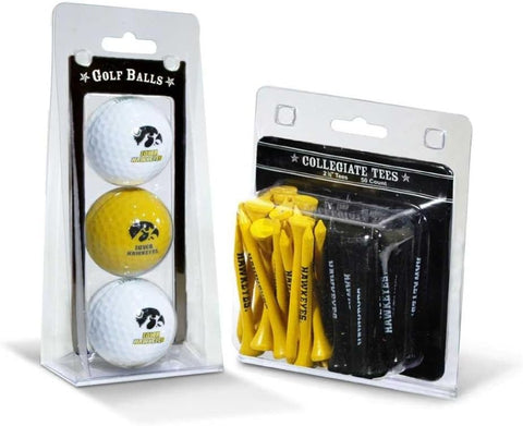 Team Golf NCAA Clemson Tigers 3 Golf Balls And 50 Golf Tees Logo Imprinted Golf Balls (3 Count) & 2-3/4" Regulation Golf Tees (50 Count), Multi Colored