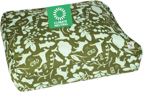 Molly Mutt Light Green Dog Bed Cover, Non-Toxic & 100% Cotton, 27"x36"x5"