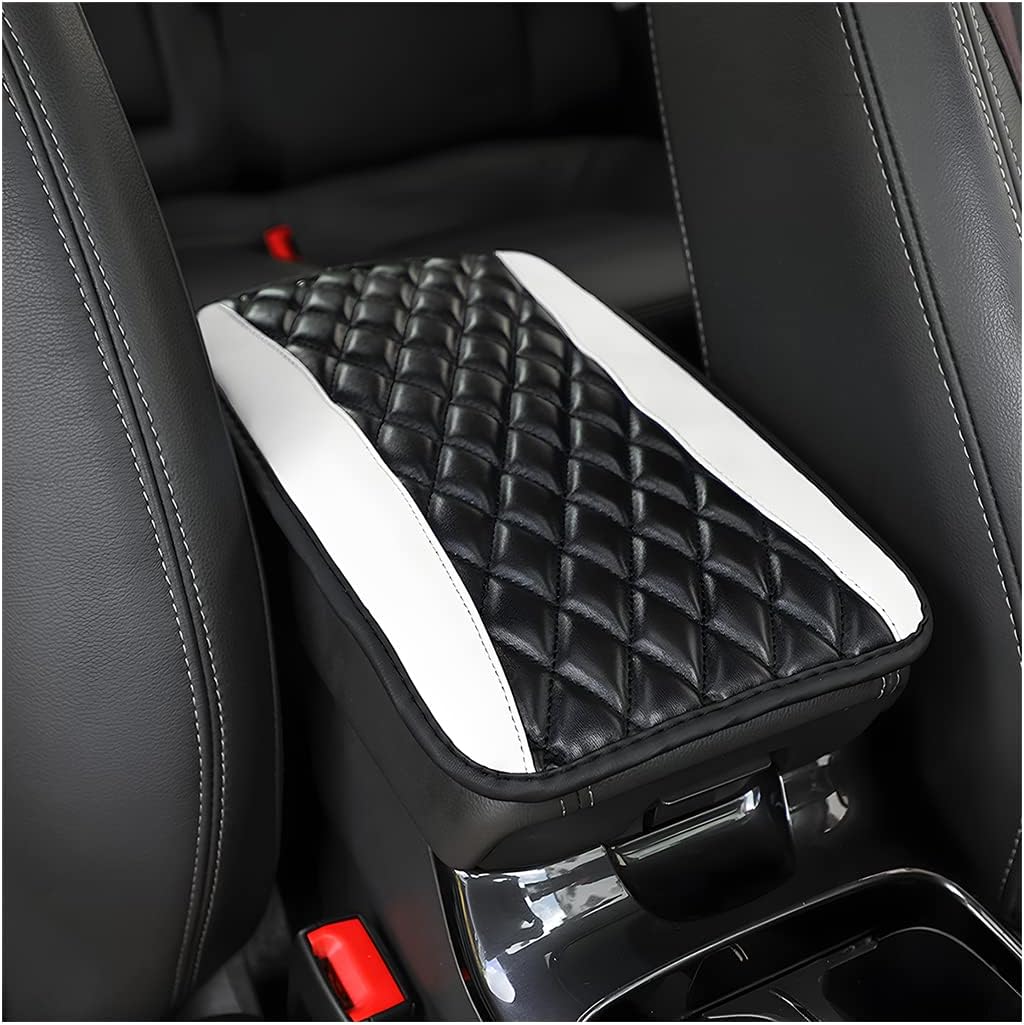 Moly Magnolia Car Center Console Pad, White