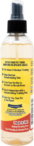 Bodhi Dog Not Here Spray - Trains Pets Where Not To Pee - Dog & Puppy Potty Training Spray to Stop Marking & Urinating Indoors or Outdoors - Safe for Furniture, Carpet & Floors - Made in USA (8 Fl Oz)