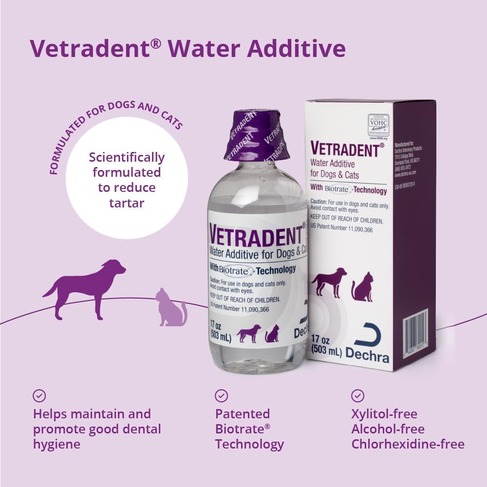 Vetradent Water Additive, 17 oz