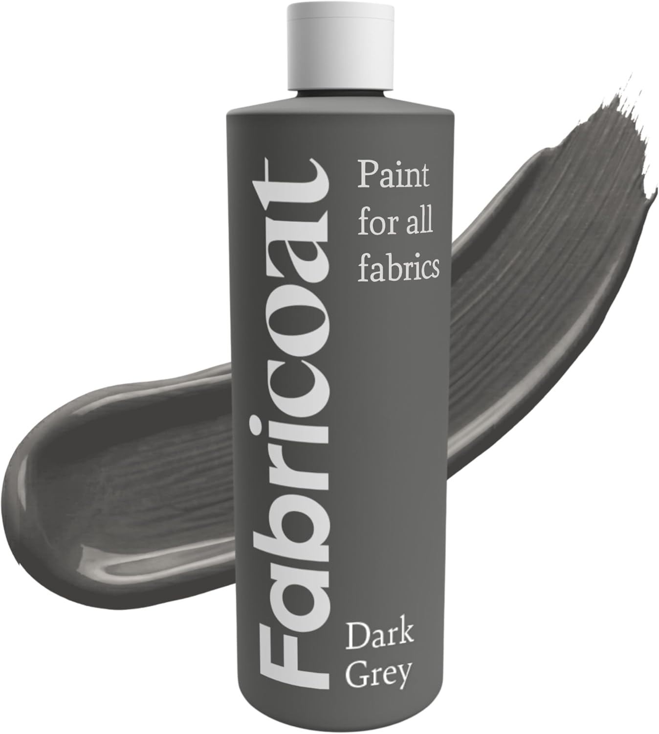 Fabricoat Fabric Paint & Upholstery Dye, Dark Grey, Flexible Finish