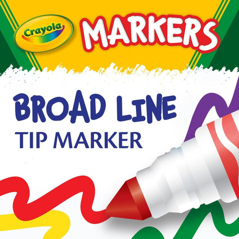 Crayola Broad Line Markers Classpack (256 Ct), Bulk Classroom Must Haves