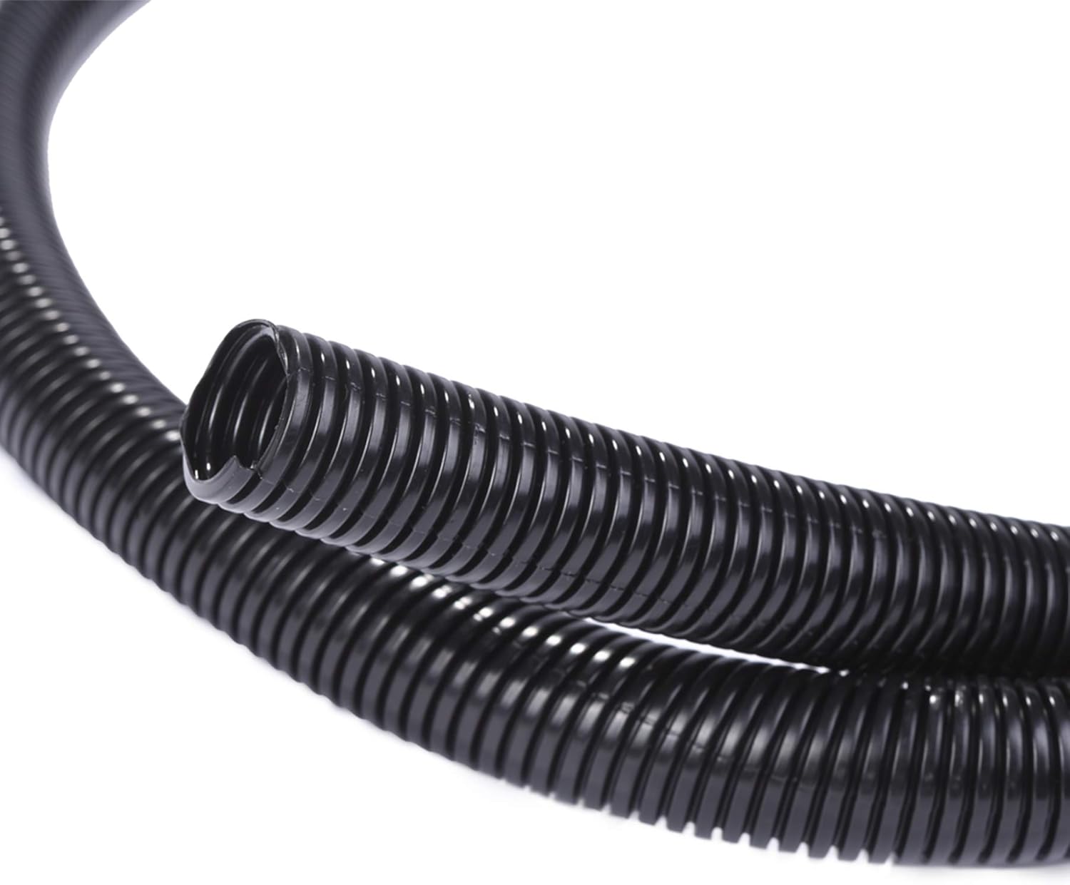 Alex Tech 10ft - 1 inch Split Wire Loom Tubing - Black