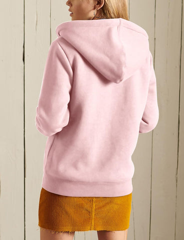 Flygo Women Winter Hoodies Zip Up Fleece Sherpa Lined Warm Sweatshirts Jacket