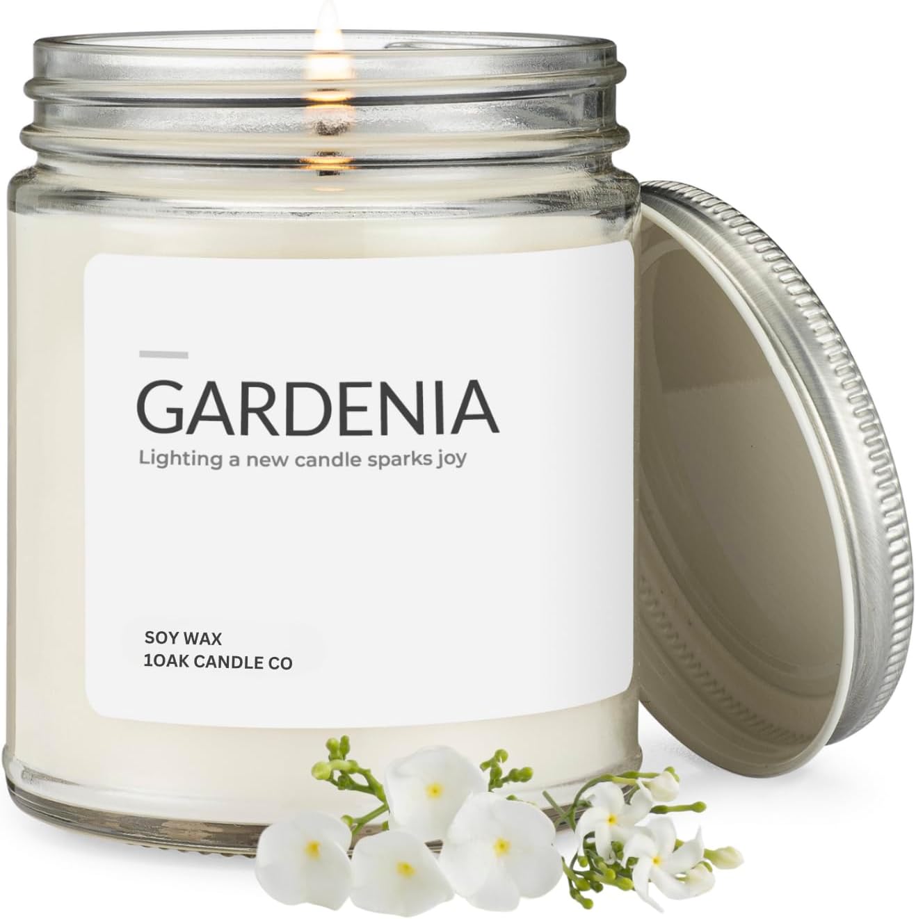 1OAK Frankincense and Myrrh Candle - Soy Wax Scented Candles (Frankincense Myrrh) - Soy Candles for Home Scented - Long Burning Premium - Hand-Poured (7oz.)