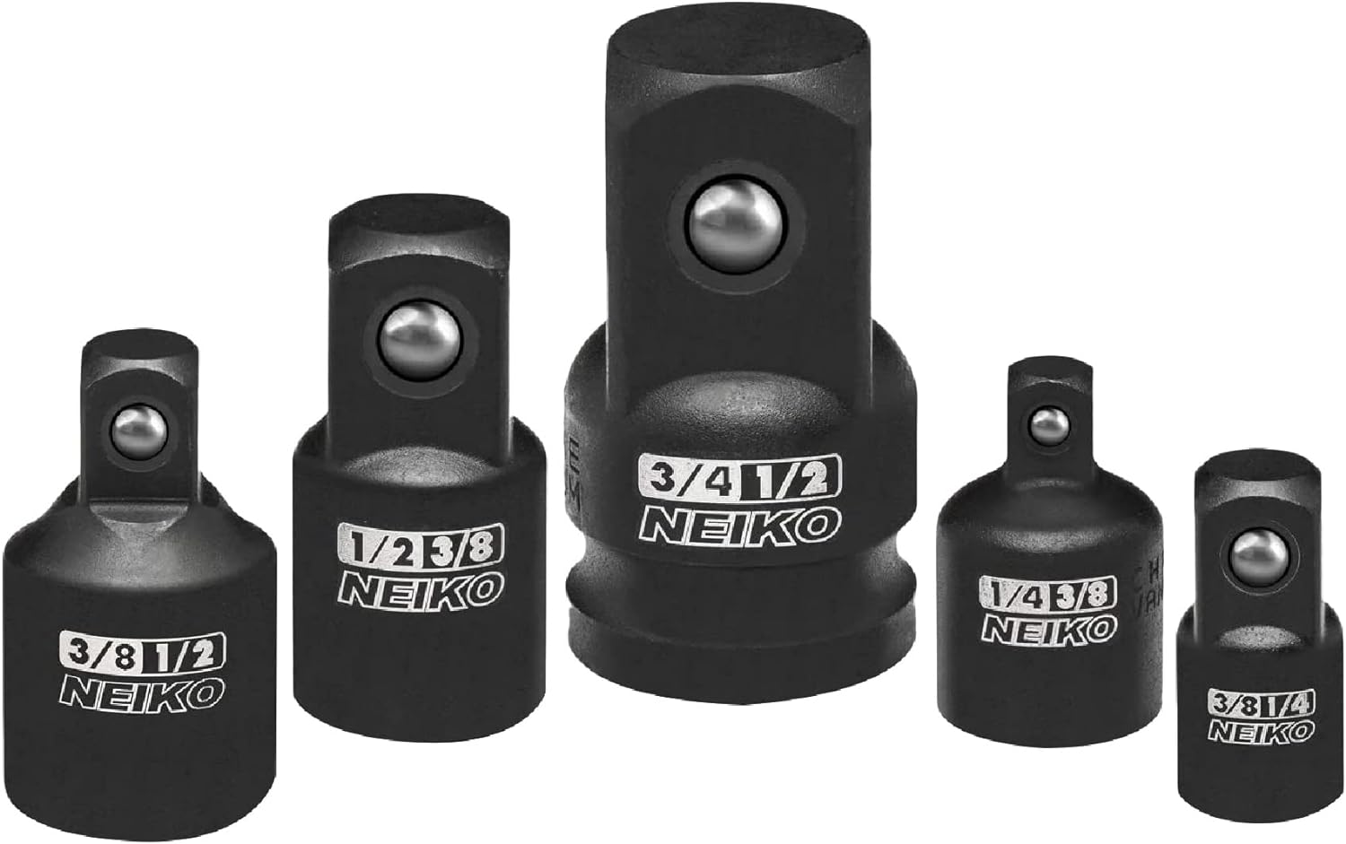 NEIKO 30237A 3/4" Female to 1/2" Male Impact Adapter | Socket Adapter Reducer | For Use with Impact Guns/Wrenches, Breaker Bars or Ratchets