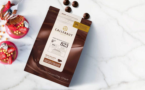 Callebaut No. 823 Finest Belgian Milk Chocolate Callets 2.5kg Bag