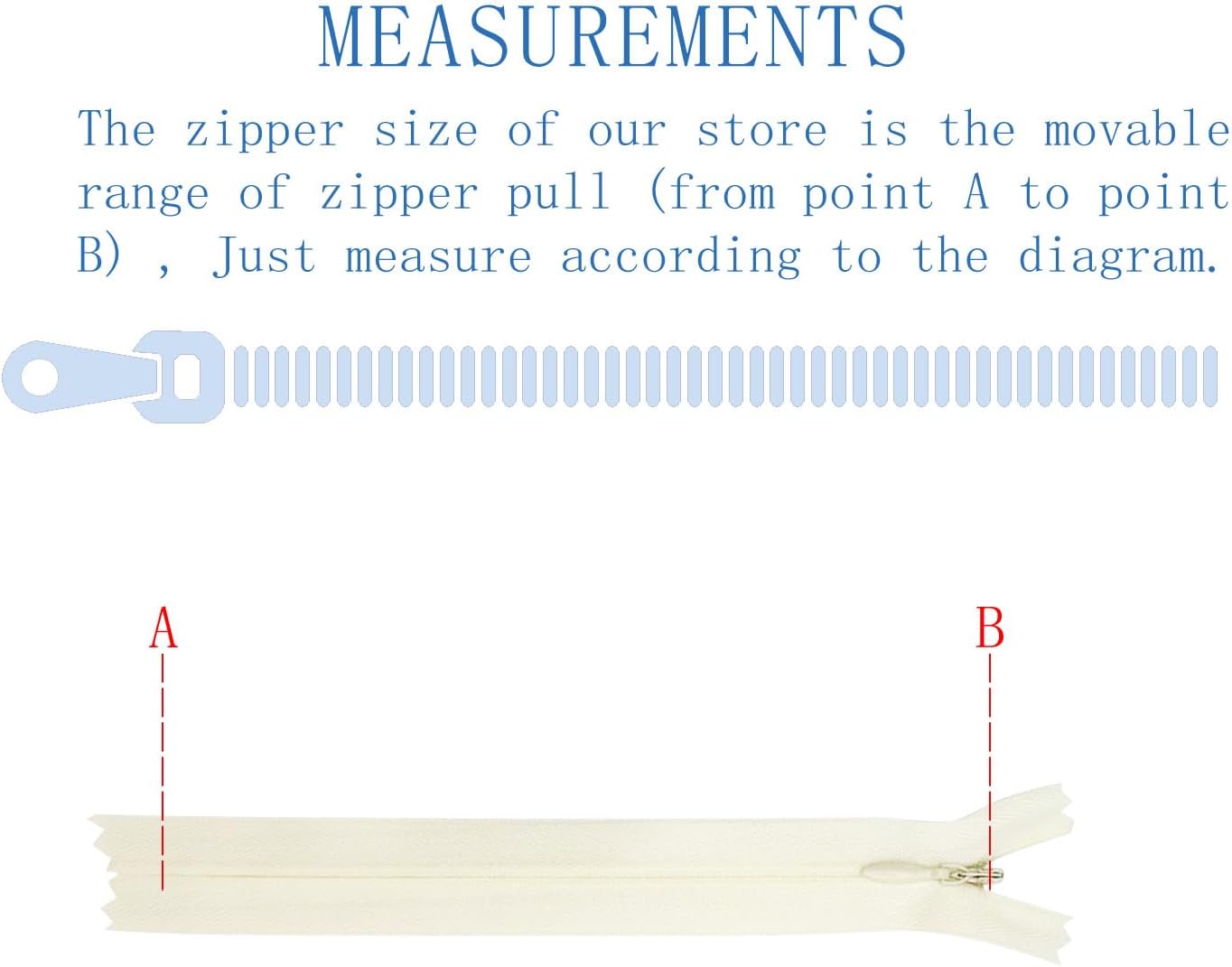 ANPURZII 2PCS #3 20 Inch Beige Invisible Zippers for Sewing Skirts, Nylon Coil Bulk Zippers for Pocket, Pillow(Beige 20" 2PCS)