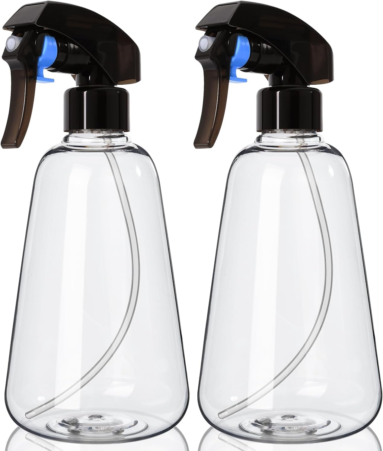 Spray Bottle 2 Pack, 16oz - Ultra Fine Mist, Plant Mister Indoor, Funnel