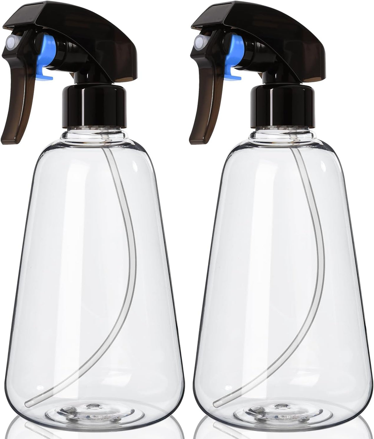 Spray Bottle 2 Pack, 16oz - Ultra Fine Mist, Plant Mister Indoor, Funnel