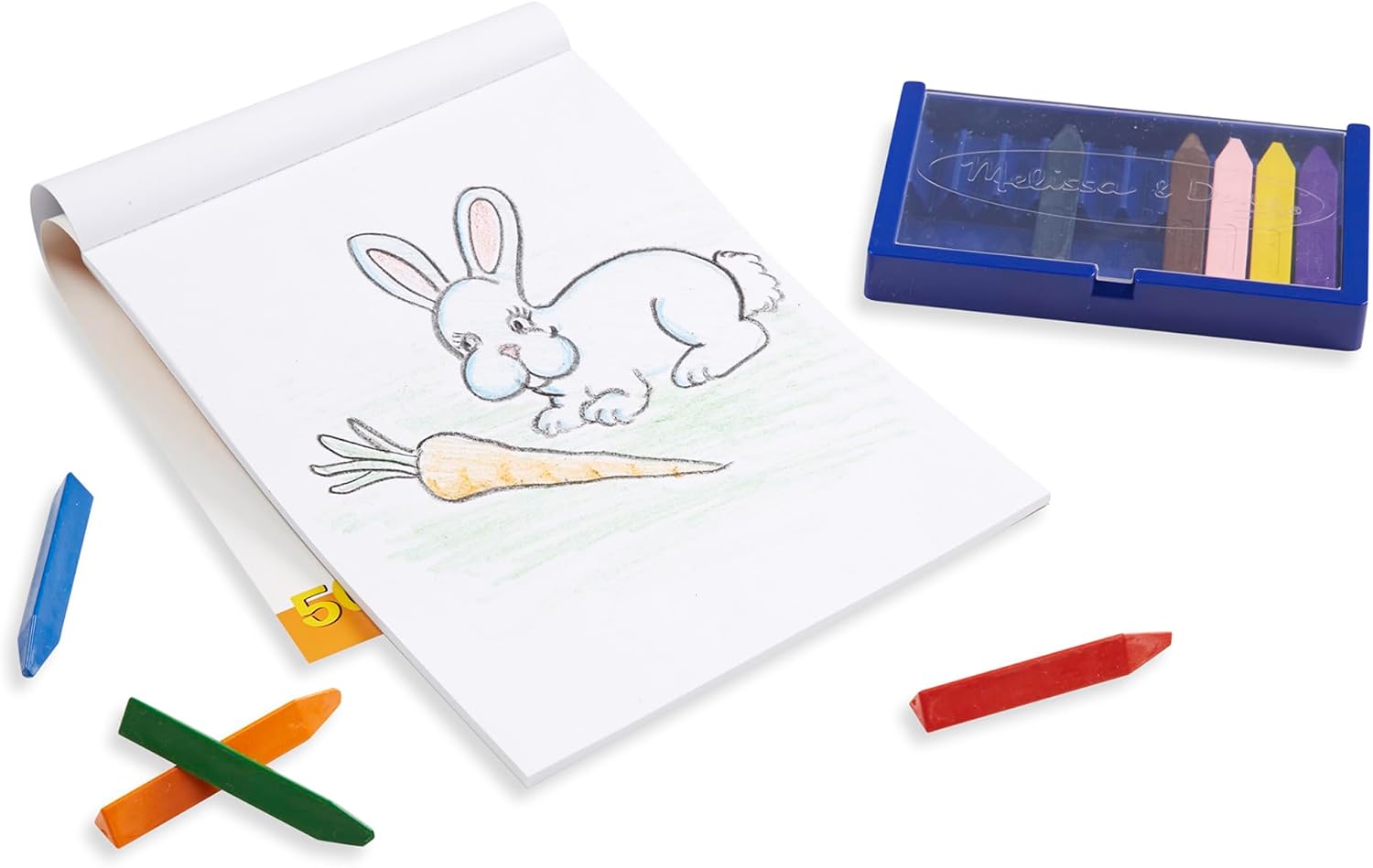 Melissa & Doug Drawing Pad (9 x 12 inches) with 50 Sheets of White Bond Paper