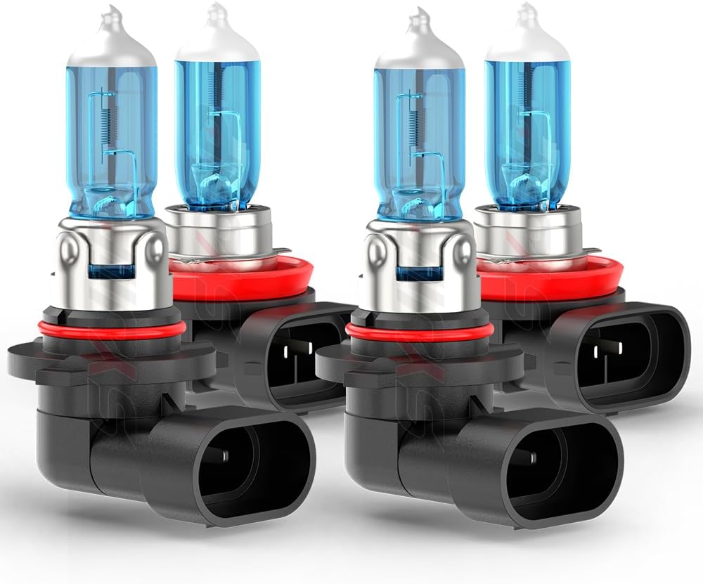 For Honda Odyssey 2011-2022 Headlight Bulbs, 9005 H11 High Low Beam, 4 PCS