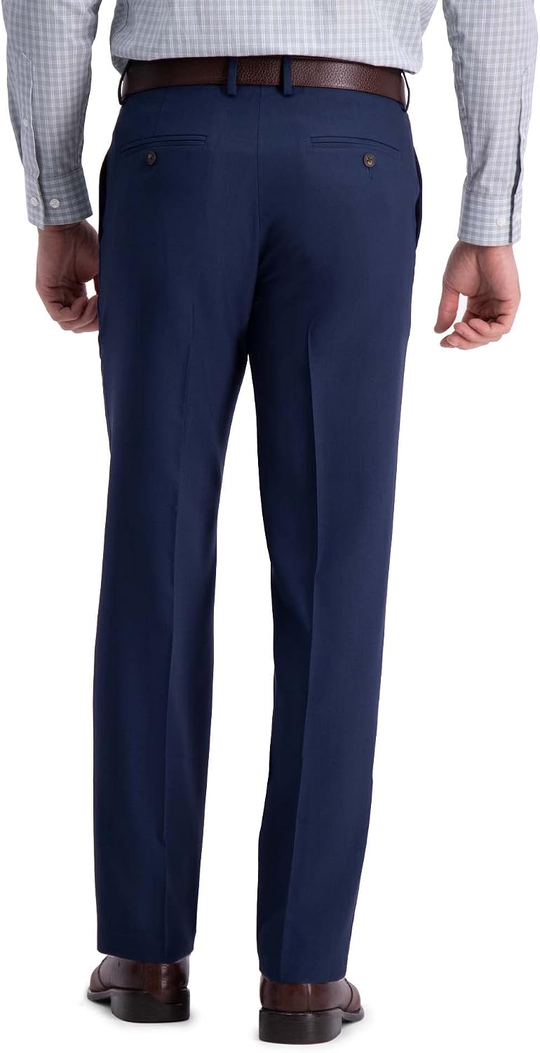 Haggar Men's Straight Fit Premium Comfort Dress Pant