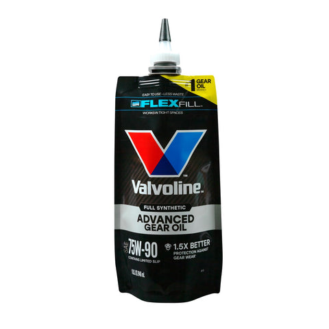 Valvoline Flexfill SAE 75W-90 Full Synthetic Gear Oil 1 QT, Case of 4