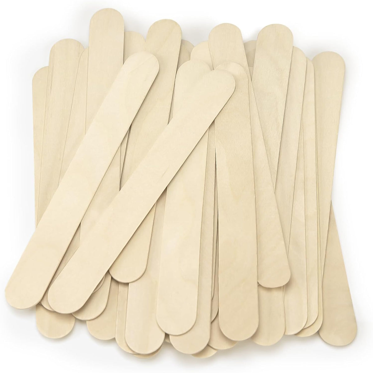 WISYOK 8'' Jumbo Craft Sticks, 42pcs, Birtch Wood