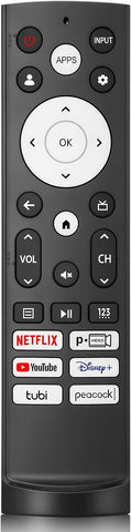Replacement Remote Control for Hisense Smart Google TV，for Hisense UHD 4K ULED Google TVs