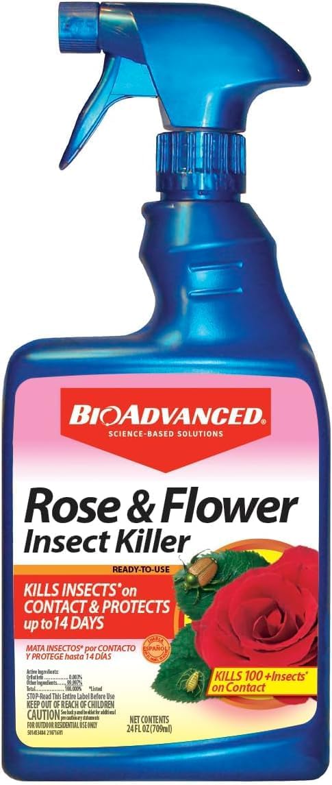 BioAdvanced Rose & Flower Insect Killer Spray - 24 oz Bottle