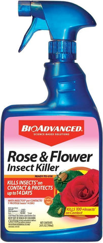 BioAdvanced Rose & Flower Insect Killer Spray - 24 oz Bottle