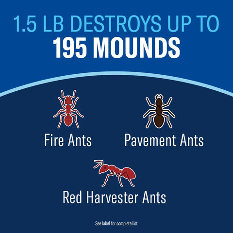 BioAdvanced Fire Ant Killer Dust - 1.5 lb Bottle