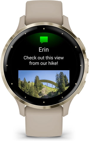 Garmin Venu® 3S, Premium Fitness Smartwatch, 41mm, French Gray