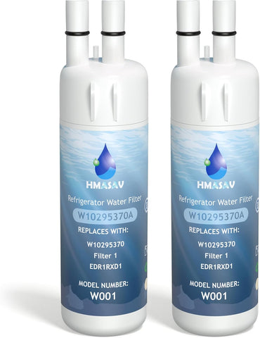 EDR1RXD1 Replacement for Everydrop 1, Whirlpool W10295370A, WHR1RXD1, 2PACK
