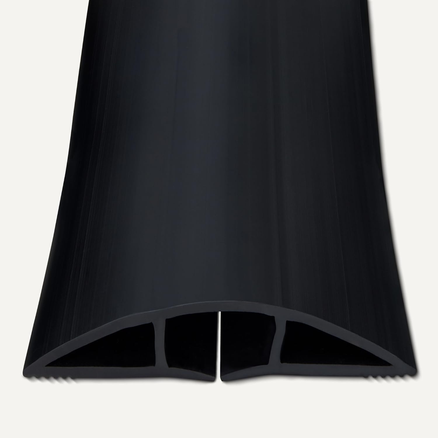 Amazon Basics Floor Cord Cover, 6ft Length, 2.6" Diameter, Cable Protector, Black
